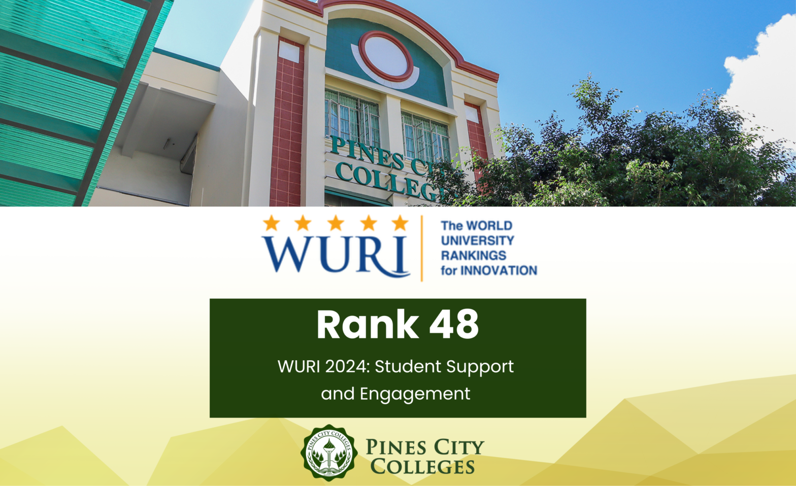 an image of PCC Student Affairs and Services WURI Ranking